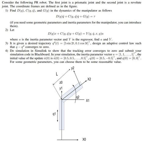 Consider the following PR robot. The first joint is a | Chegg.com