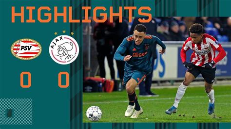 Highlights Jong PSV - Jong Ajax - YouTube