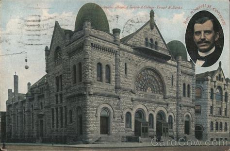 Baptist Temple & College - Broad & Berks Philadelphia, PA Postcard