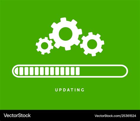 System software update or upgrade application Vector Image