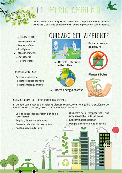 Infografia Medio Ambiente | Temas para proyectos, Noticias del medio ambiente, Apuntes de clase