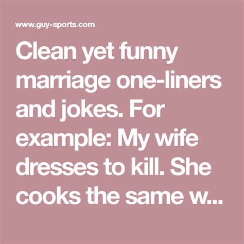 Wife One Liner Jokes | Freeloljokes