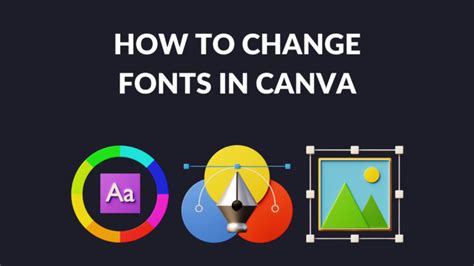 How to Change Fonts in Canva - Canva Templates