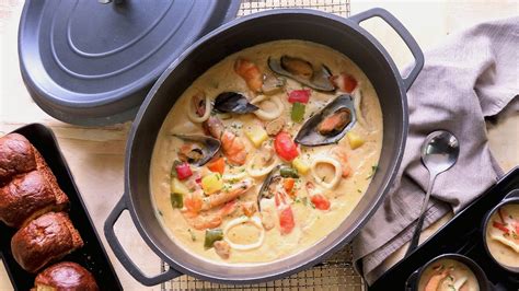 Filipino Style Creamy Seafood Bouillabaisse - Recipe - Recipe