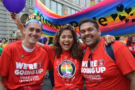 70 people attend Pride in London parade with the Charlton Family - EFL ...