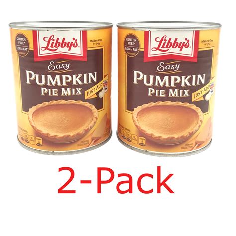 Libby's Easy Pumpkin Pie Mix - GLUTEN FREE - 30 Ounce (2-Pack), Each ...