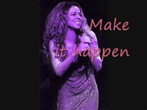 Mariah Carey - Make It Happen (Unplugged/Live) (with lyrics) - YouTube