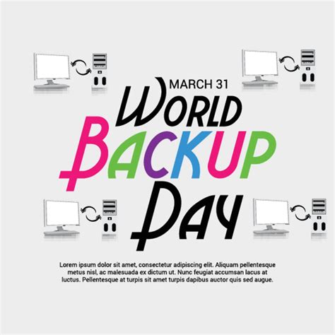 World Backup Day Background. 23541295 Vector Art at Vecteezy