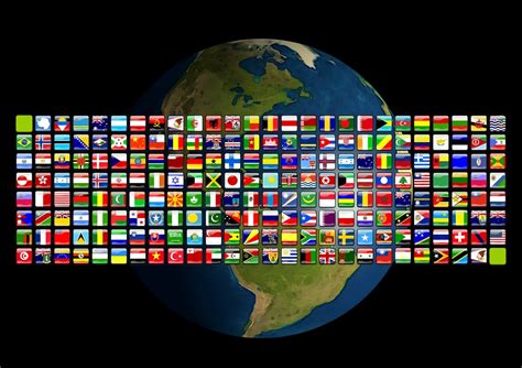 Free illustration: America, Earth, Flags, Flag, Global - Free Image on Pixabay - 1313553