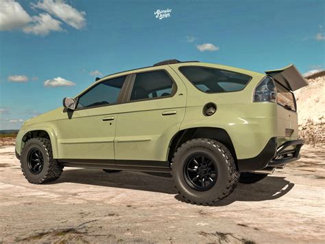 Pontiac Aztek Rendered as Overland Monster With Beefy Tires - autoevolution