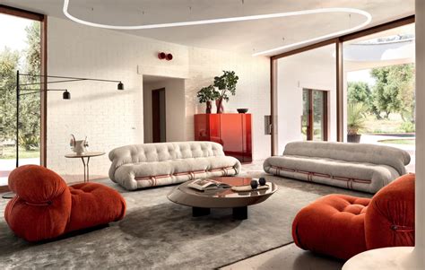 Soriana Sofa by Afra and Tobia Scarpa for Cassina - Residential - Mobilia