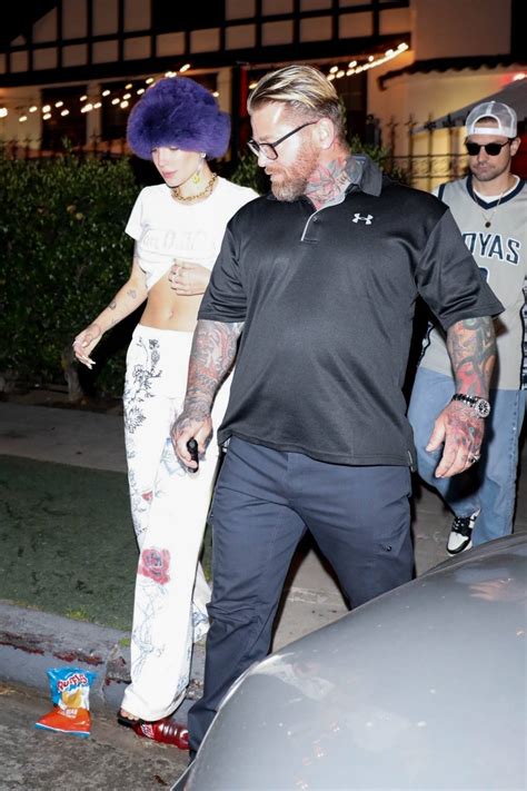 Halsey - Seen after Benny Blancos 34th birthday party in West Hollywood-03 | GotCeleb