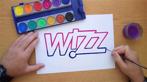 How to draw the Wizz air logo - YouTube