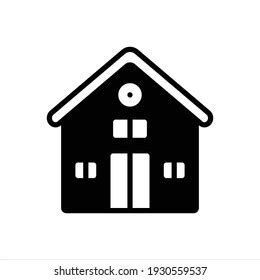 Vector Black Icon Home Stock Vector (Royalty Free) 1930559537 | Shutterstock