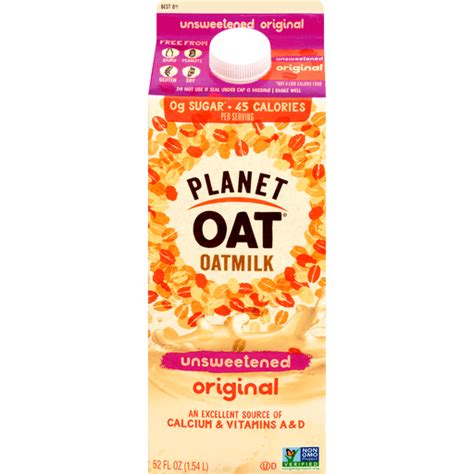 Planet Oat® Unsweetened Original Oatmilk 52 fl. oz. Carton | Shop | Elmer's County Market