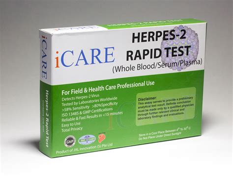 iCare Herpes-2 Test Kit | Affordable & Discreet Results from Home