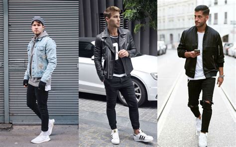 How To Wear White Shoes With Black Jeans Or Pants