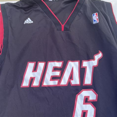 Lebron James Heat Jersey! Kids Size L but fits... - Depop