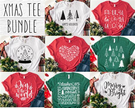 Christmas SVG Bundle Christmas Shirt SVG for Cricut - Etsy