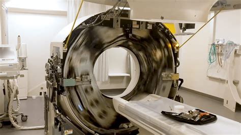 Amazing Footage of a CT Scanner Spinning up to Full Speed