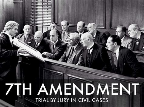 Amendment VII Rights in Civil Cases. It was ratified on December 15 ...