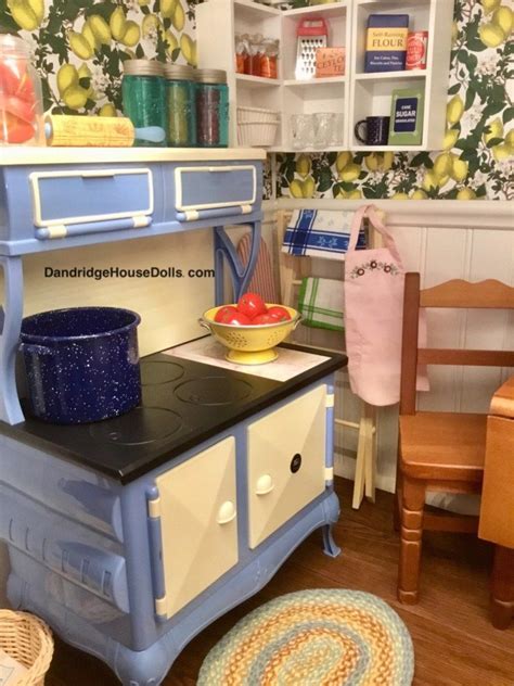 American Girl Doll Kit Dollhouse Kitchen | American girl kitchen, American girl doll room ...