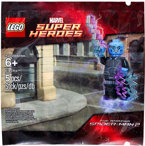 Building Toys LEGO Marvel Super Heroes The Amazing Spider-Man 2 Electro 5002125 New! gibonpa.com