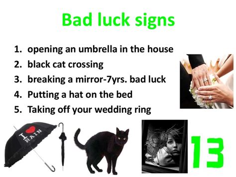 Bad and Good luck