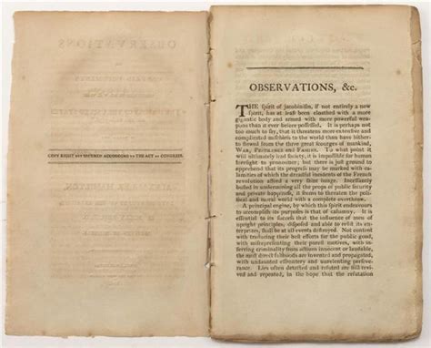 Sold Price: 'THE REYNOLDS PAMPHLET' Fully titled "Observations on Certain Documents Contained in ...