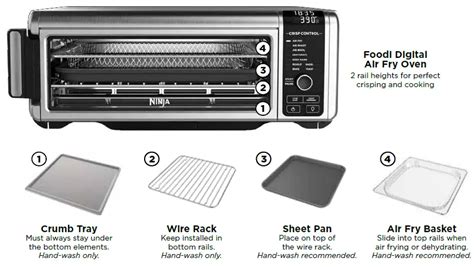 NINJA Foodi Digital Air Fry Oven Owner's Manual