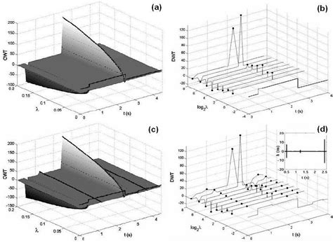 Continuous wavelet transform (CWT) and discrete wavelet transform (DWT ...