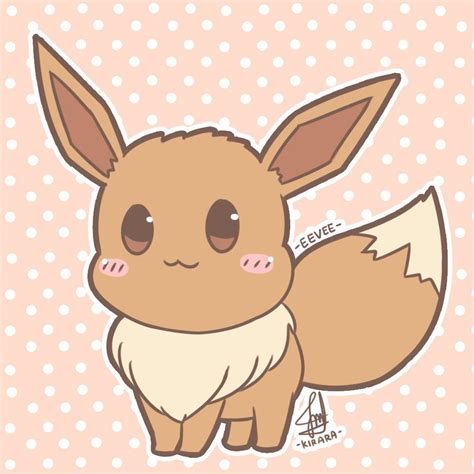 Chibi Eevee by Kirara-CecilVenes on deviantART | Cute pokemon wallpaper ...