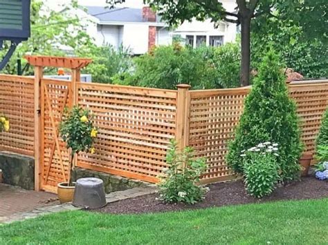 Lattice Fence Ideas for Your Garden, Patio & Backyard - Archute