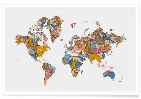 World Map Poster | JUNIQE