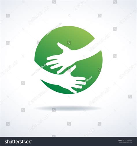 Vector Sign Love Earth Stock Vector 227275444 - Shutterstock