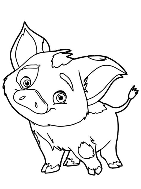 colouring page Pua Pig | coloringpage.ca