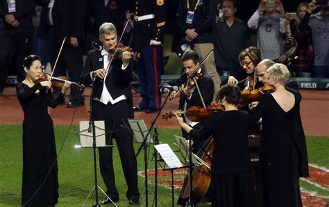 Cleveland Orchestra musicians tapped for national anthem at Cleveland Indians home opener ...