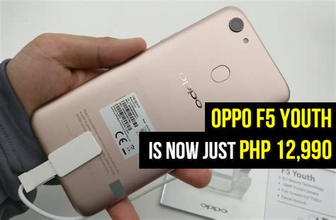 OPPO F5 Youth Price in the Philippines Lowered to Php 12,990 - TechPinas