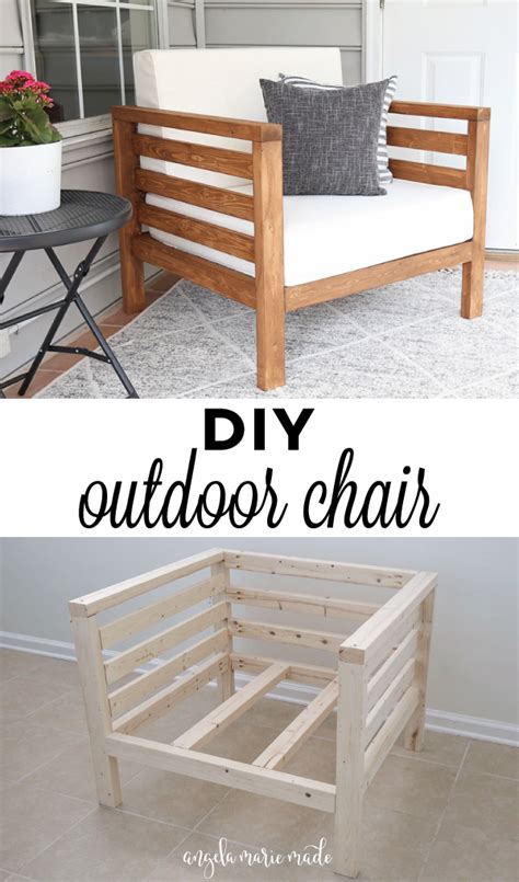 DIY Outdoor Chair - Angela Marie Made