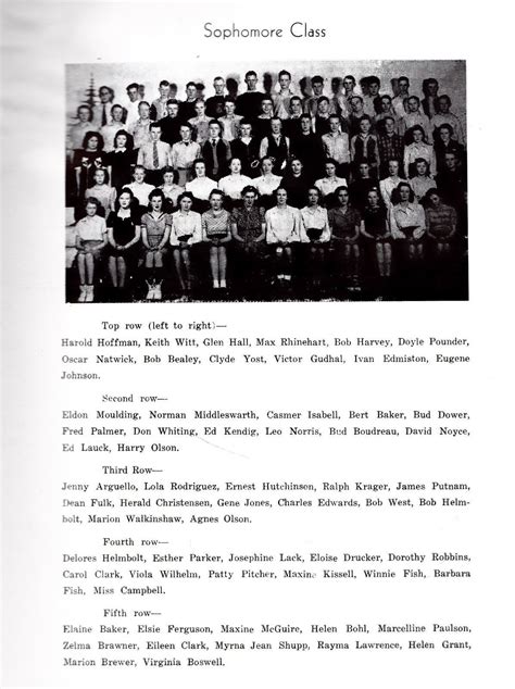 1941 Wheatland High School Yearbook, Roundup, Wheatland, Wyoming ...