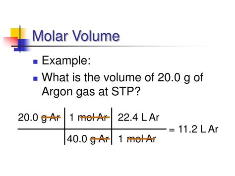 PPT - Molar Volume PowerPoint Presentation, free download - ID:1459694