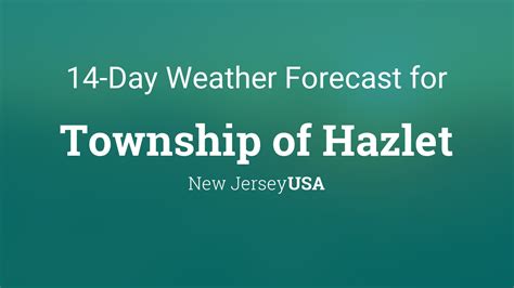 Township of Hazlet, New Jersey, USA 14 day weather forecast