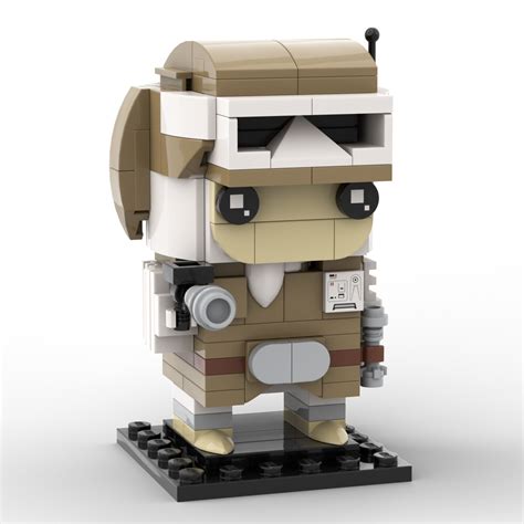 Lego Star Wars Luke Skywalker Hoth Outfit - MOC Brickheadz Instructions