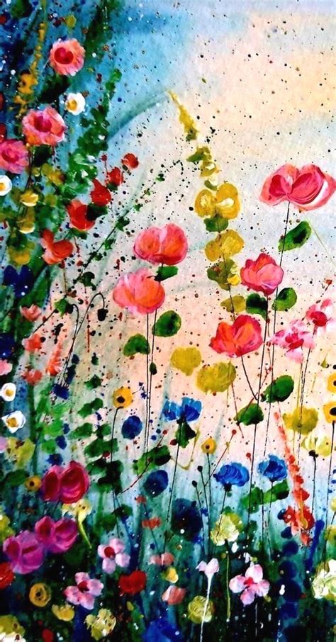 👍+103 Best Art drawings Watercolor 2017 | Abstract flower art, Flower art painting, Abstract ...