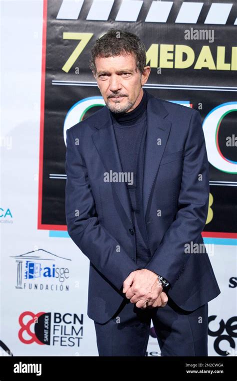 Madrid, Spain. February 6, 2023, Antonio Banderas attends the 78th Film ...