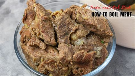 How to boil meat perfectly (TENDER MEAT and RICH STOCK) - YouTube