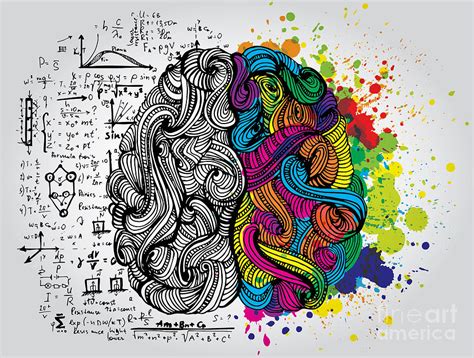 Creative Concept Of The Human Brain Digital Art by Kirasolly