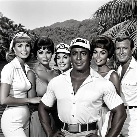 The cast of Gilligan's island with african american colored ... by ...