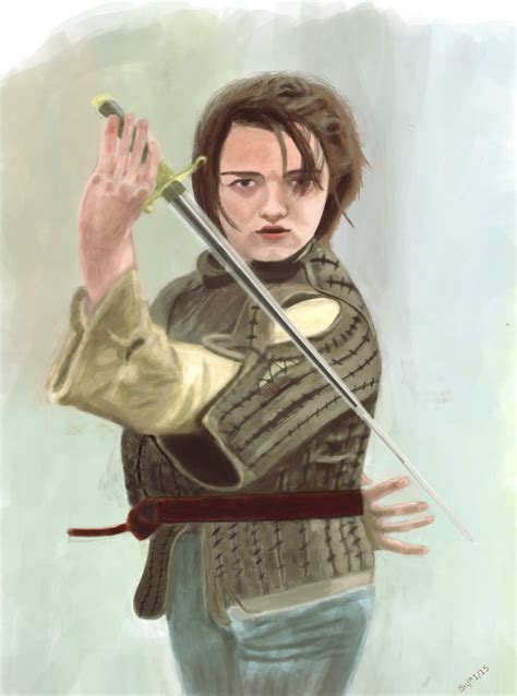 Arya Stark and Needle by cajone on DeviantArt