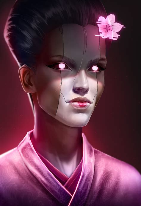 geisha, Michał Sowa Cyberpunk 2020, Cyberpunk Girl, Cyberpunk Style, Arte Cyberpunk, Shadowrun ...
